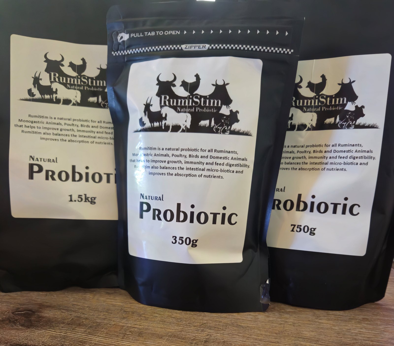 RumiStim product pouches
